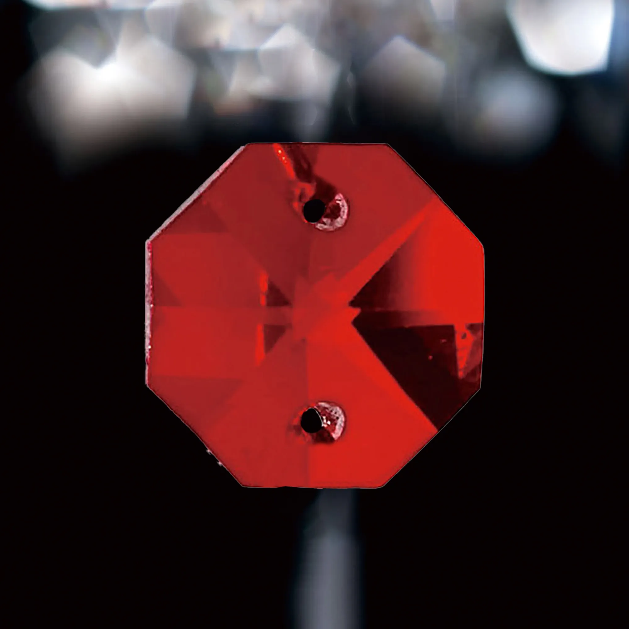 C50005  Crystal Octagon Without Ring 14mm